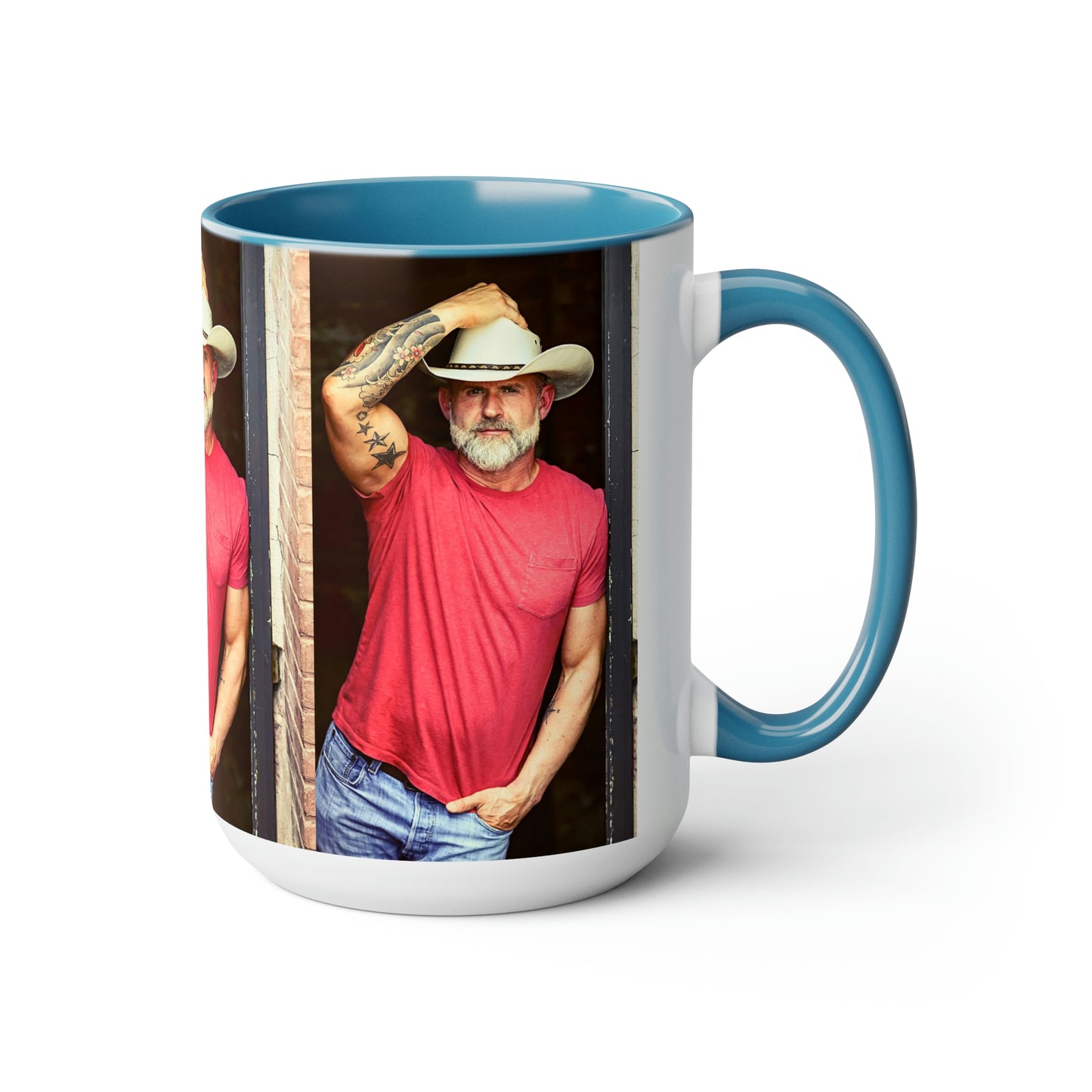 Daddy Crush - Two-Tone Coffee Mugs, 15oz